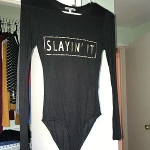 Black bodysuit